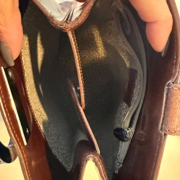 Cartier Vintage Leather Bag Must de Cartier Brown Shoulder Bag Authentic w/ Card main image 6
